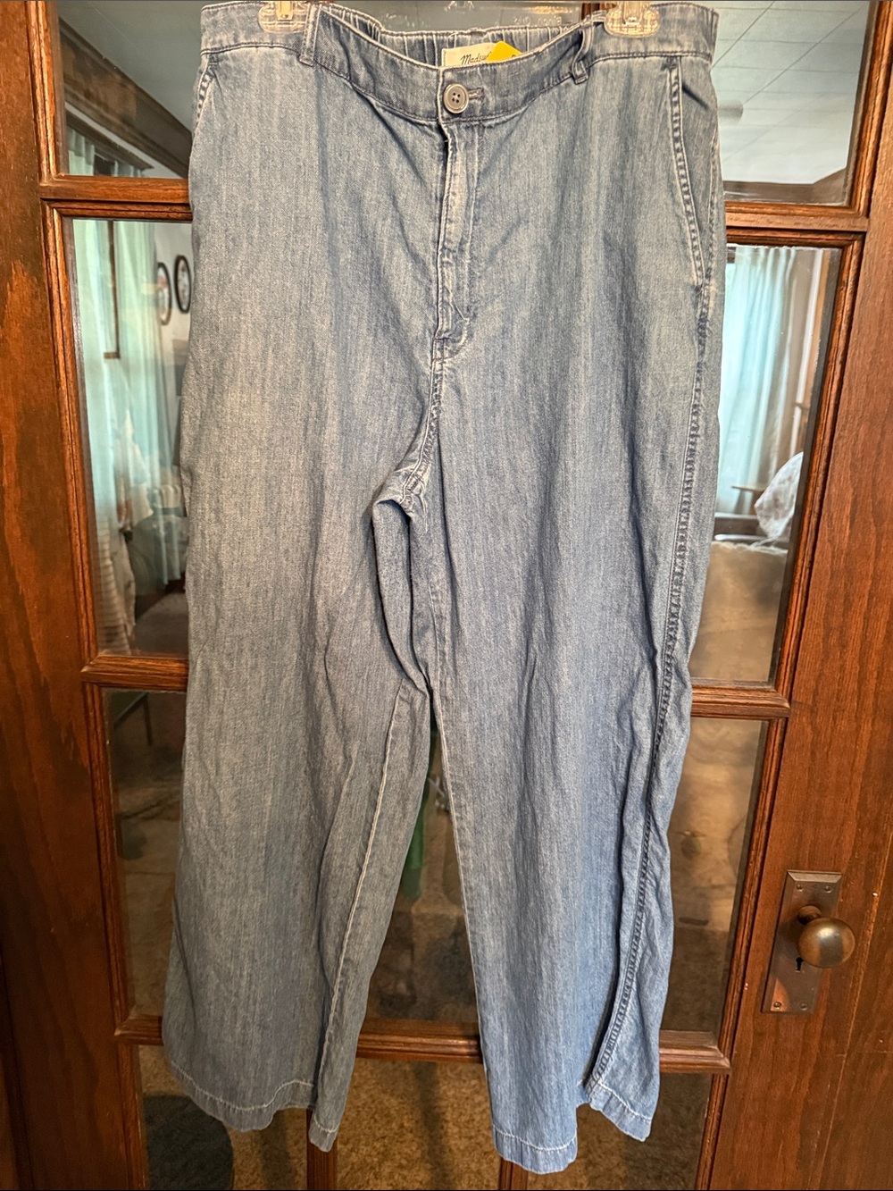 Madewell Light Blue Wide-Leg Jeans
